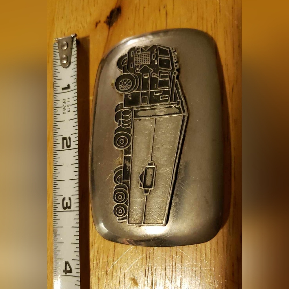 Tractor Trailer AZ Truck Driver Vintage Belt Buckle